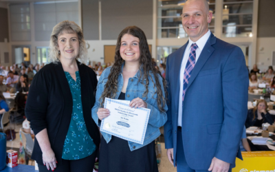 Althauser Rayan Abbarno presents Cheyllyn Collinsworth Scholarship at Chamber Luncheon