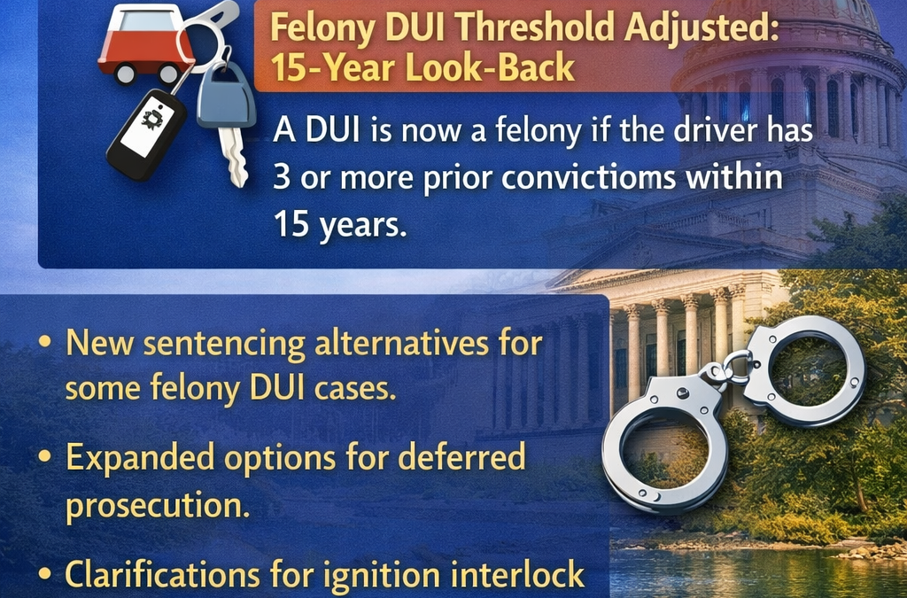 New DUI Laws Taking Effect in 2026: What You Need to Know