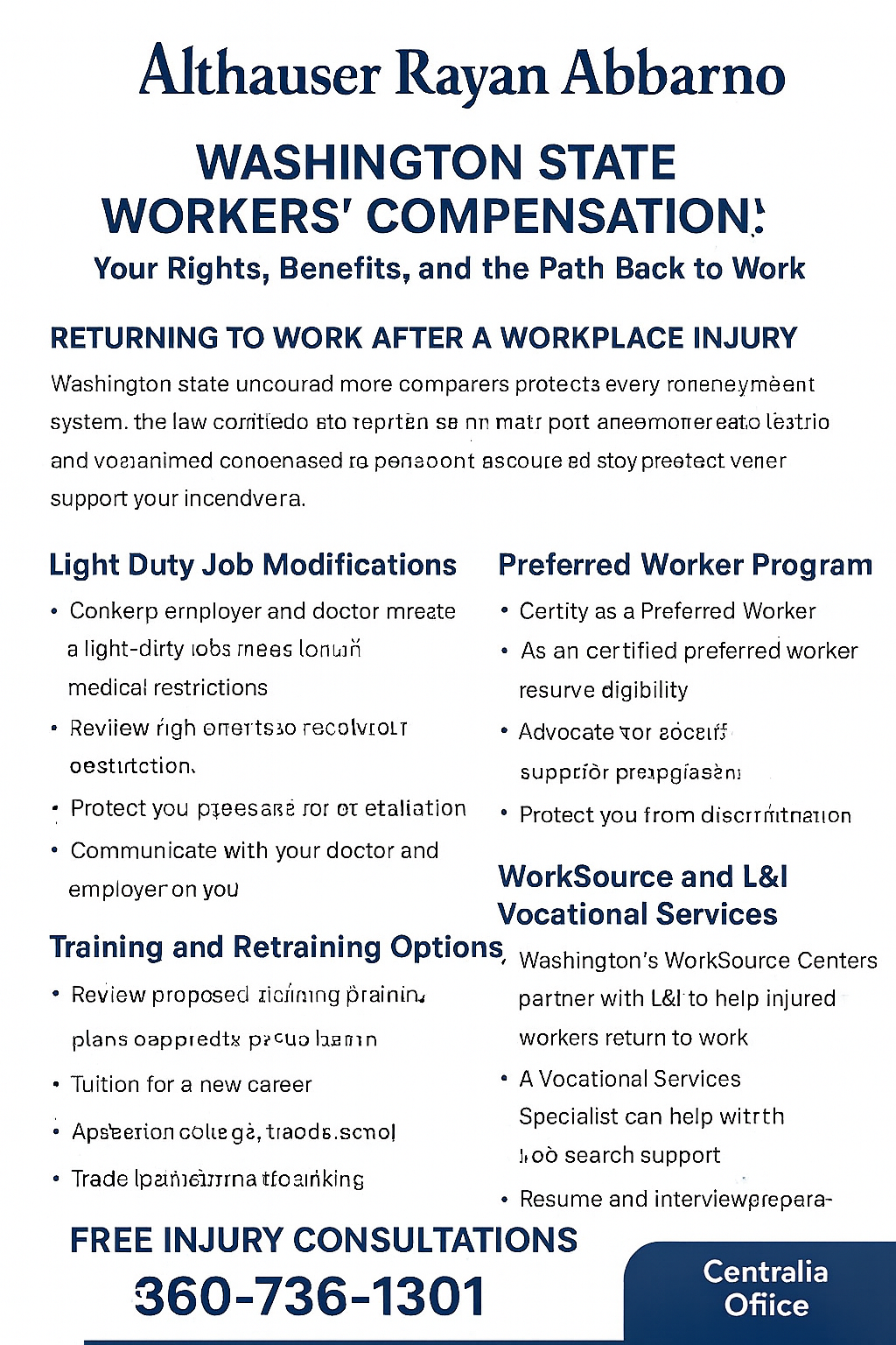 Your Rights, Benefits, and the Path Back to Work