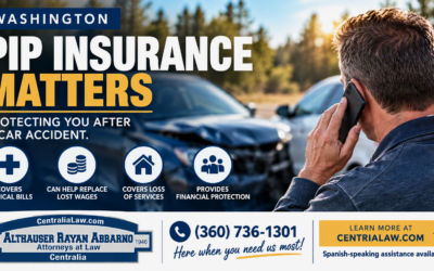 PIP Matters for Centralia, Chehalis & Southwest Washington Drivers